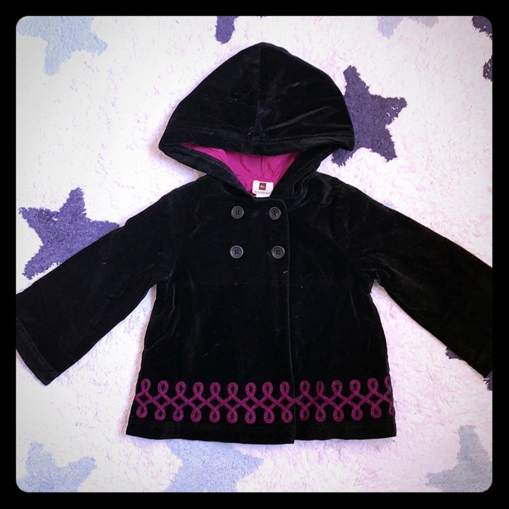Tea Collection Cotton Velvet Coat